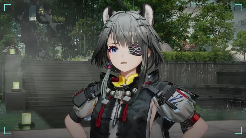 Official Arknights: Endfield art of an operator with an eyepatch and tactical gear, a character you can get from gacha pulls